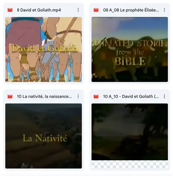 Films d'animation - David et Goliath, Élisée